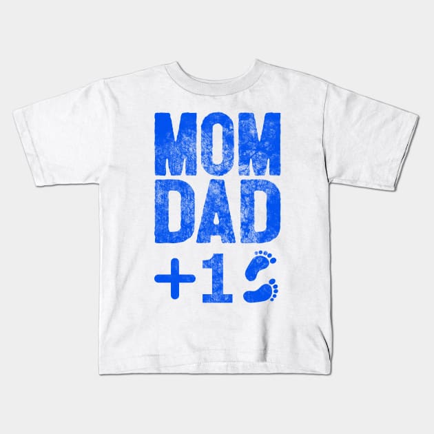 Mom dad plus one Kids T-Shirt by Worldengine